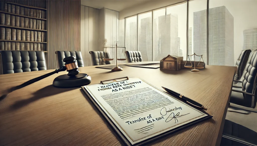 نقل ملكية عقار هبة