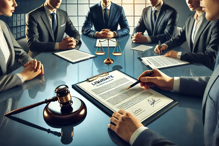نموذج تصفية شركة لم تزاول النشاط