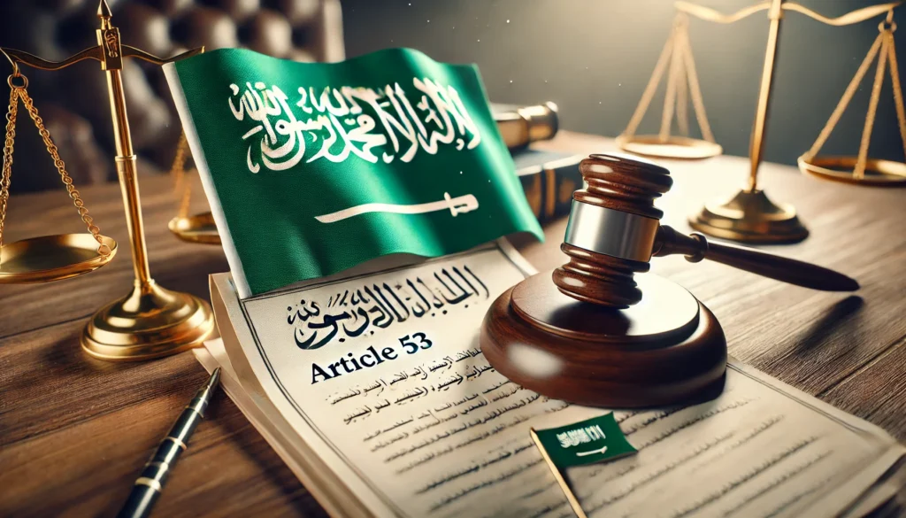 المادة 53 من نظام العمل