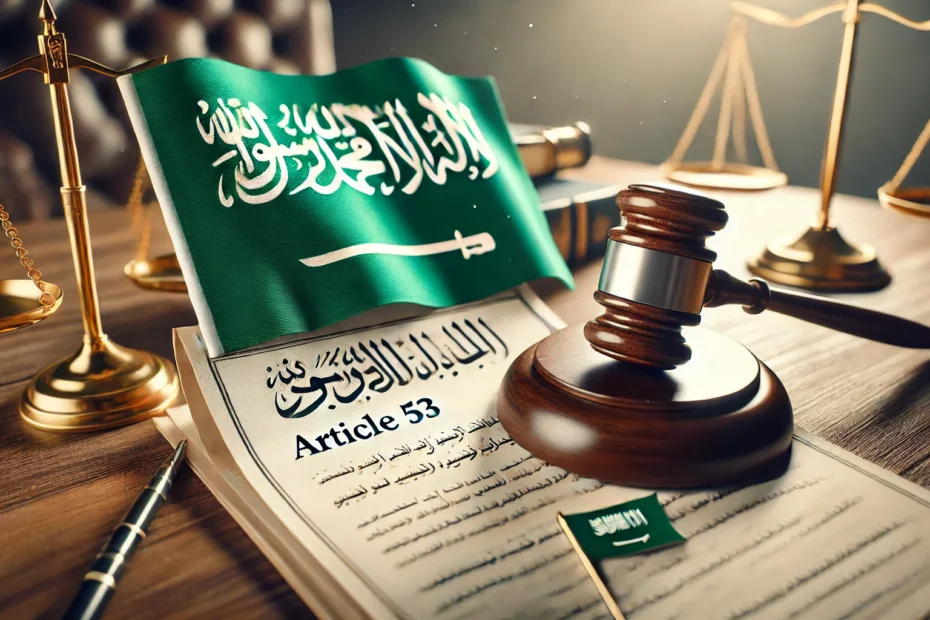 المادة 53 من نظام العمل