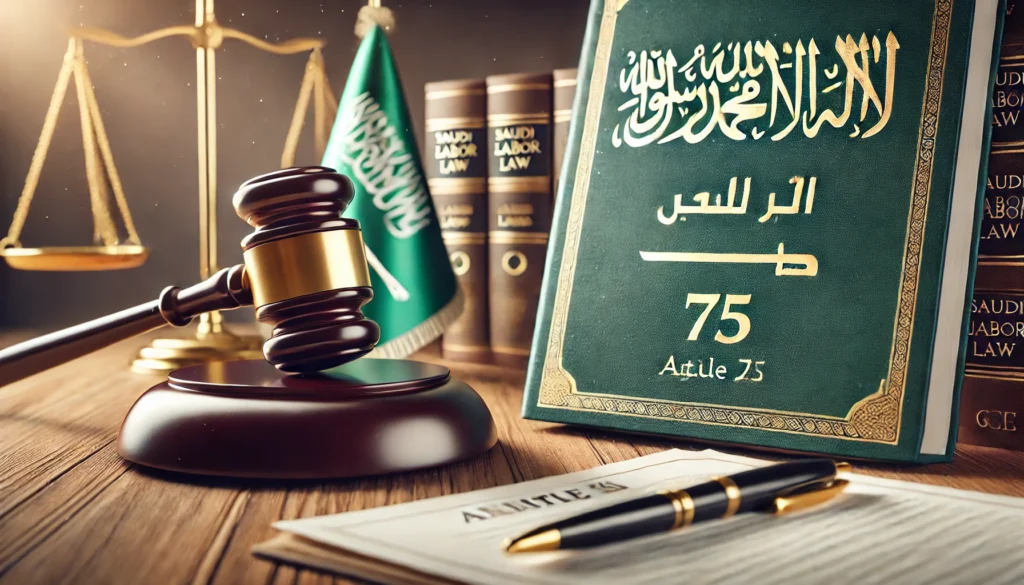 المادة 75 من نظام العمل