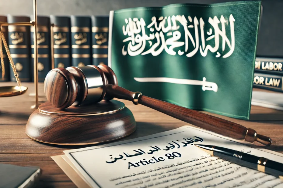 المادة 80 من نظام العمل السعودي
