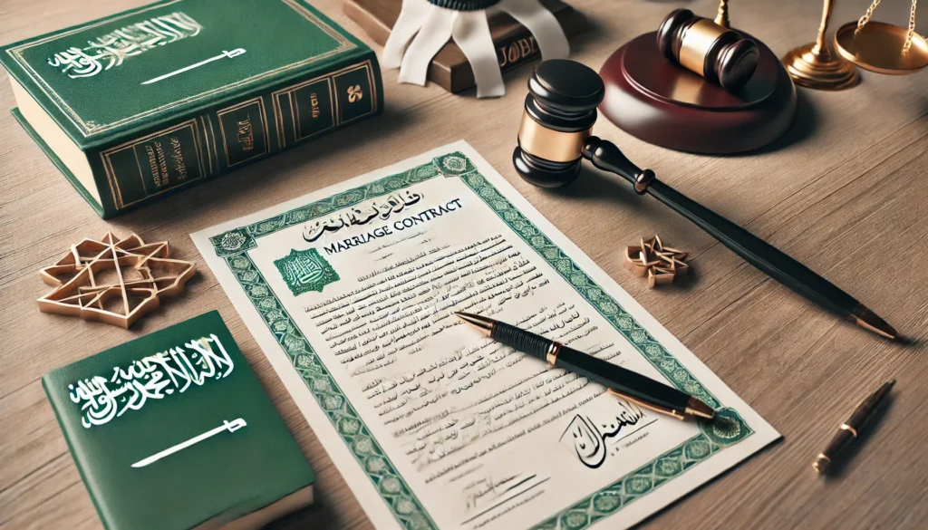 عقد زواج سعودي